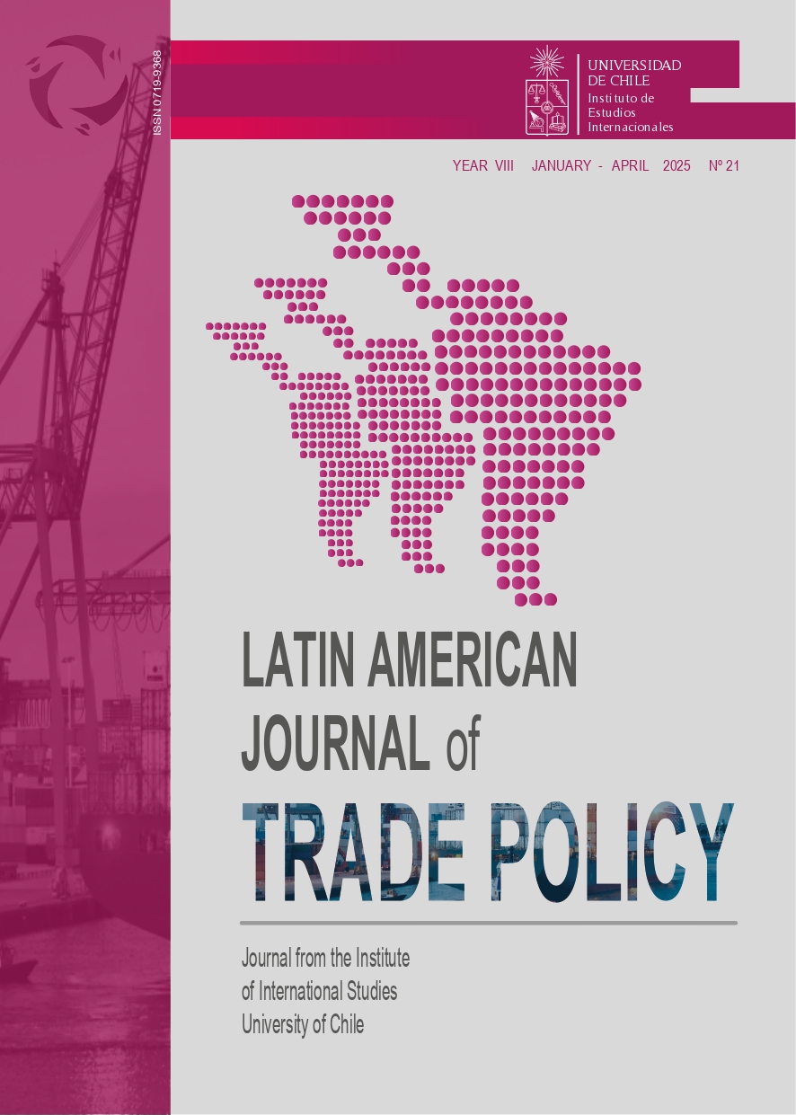 											View Vol. 8 No. 21 (2025): Latin American Journal of Trade Policy
										
