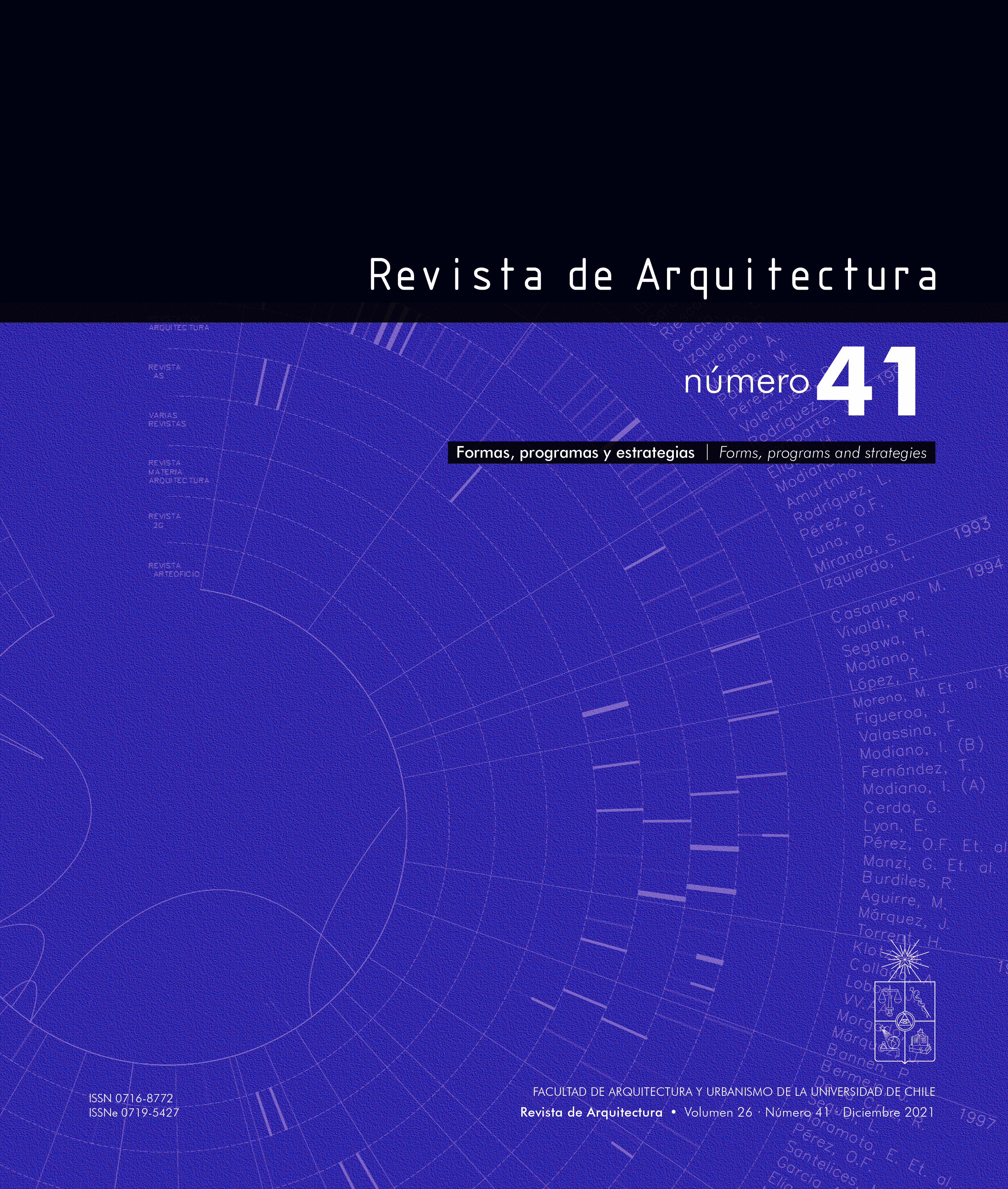 												Visualizar v. 26 n. 41 (2021): Formas, programas y estrategias
											